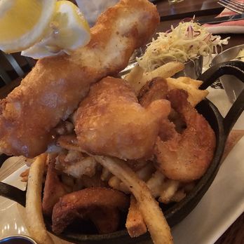 Guy Fieri's Kitchen + Bar - Off Da Hook fish and chips - Steakhouses Near Me - Council Bluffs, Iowa Guy Fieri's Kitchen + Bar - Off Da Hook fish and chips - Steakhouses Near Me - Council Bluffs, Iowa