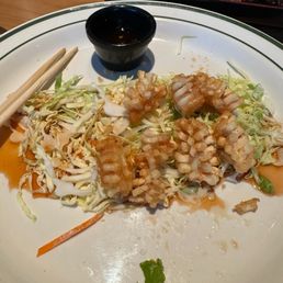So chewy and the plating? A big insult to Japanese cuisine.