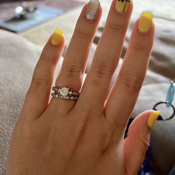 Bella Nails Lounge - Yellow with heart - Nail Salons Near Me - Torrance, California Bella Nails Lounge - Yellow with heart - Nail Salons Near Me - Torrance, California