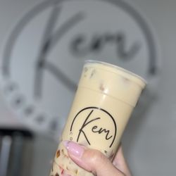Kem Coffee and Boba - Wintermelon Green Milk Tea
