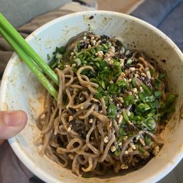 Noodle kit cooked at home