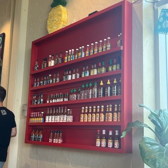 Macho Taco Cantina - Hot sauce wall - Mexican Near Me - Santa Rosa Beach, Florida Macho Taco Cantina - Hot sauce wall - Mexican Near Me - Santa Rosa Beach, Florida