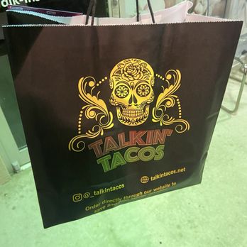 Talkin' Tacos Miramar - My to-go order bag - Tacos Near Me - Miramar, Florida Talkin' Tacos Miramar - My to-go order bag - Tacos Near Me - Miramar, Florida