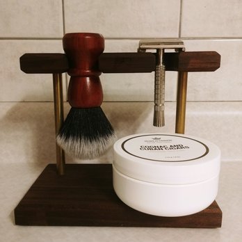 Grindhouse Blade Care & Ware - Refurbished vintage safety razor and synthetic hand-turned brush locally made by Spiffo Supply, both purchased at Grindhouse. - Knife Sharpening Near Me - Halifax, Nova Scotia Grindhouse Blade Care & Ware - Refurbished vintage safety razor and synthetic hand-turned brush locally made by Spiffo Supply, both purchased at Grindhouse. - Knife Sharpening Near Me - Halifax, Nova Scotia