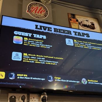 Bierhaus - Beer board live - Pubs Near Me - Cork, Colorado