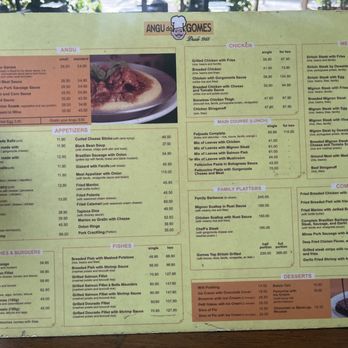 Angu do Gomes - Menu - Brazilian Near Me - Rio de Janeiro, RJ Angu do Gomes - Menu - Brazilian Near Me - Rio de Janeiro, RJ