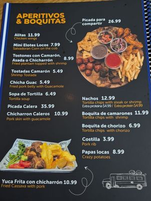 Menu photo 7 Calero's Bar & Grill Columbus, OH