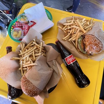 Burger District LA - Threefle Specialty Burger Combo and @Surf and Turf Specialty Burger Combo - Burgers Near Me - Los Angeles, California Burger District LA - Threefle Specialty Burger Combo and @Surf and Turf Specialty Burger Combo - Burgers Near Me - Los Angeles, California