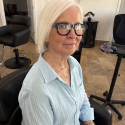 Escape Hair and Beauty Salon - Gray hair but cool!
