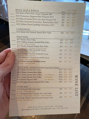 Joseph Jewell Wines by null