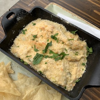 Bluewater Grill - Baked Crab & Artichoke Dip - Seafood Near Me - Santa Barbara, California