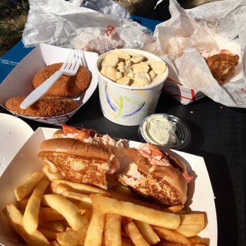 Clam Shack - Lobster Roll with Fries, Clam Chowder with Oyster Crackers, and Crab Cakes - Seafood Near Me - Salem, Massachusetts Clam Shack - Lobster Roll with Fries, Clam Chowder with Oyster Crackers, and Crab Cakes - Seafood Near Me - Salem, Massachusetts