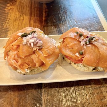 Pressed Cafe Burlington - Smoked Salmon Bagel - Breakfast & Brunch Near Me - Burlington, Massachusetts Pressed Cafe Burlington - Smoked Salmon Bagel - Breakfast & Brunch Near Me - Burlington, Massachusetts