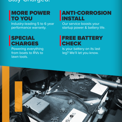 Commercial Tire - Batteries -- Stay Charged