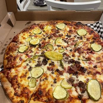 Pirate's Pizza & Wings - Bacon cheeseburger pizza (yum) - Chicken Wings Near Me - Dauphin Island, Alabama Pirate's Pizza & Wings - Bacon cheeseburger pizza (yum) - Chicken Wings Near Me - Dauphin Island, Alabama