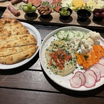 Risü - Charcuterie board & hummus plate - New American Near Me - Long Beach, California Risü - Charcuterie board & hummus plate - New American Near Me - Long Beach, California