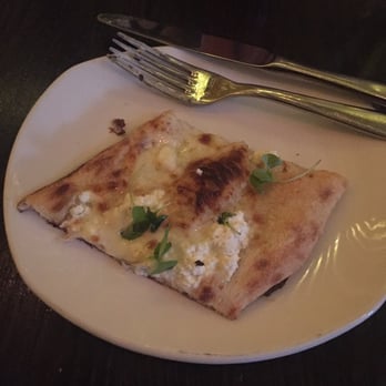 AMBAR Restaurant, Capitol Hill - White flatbread - kajmak / cured aged cow's cheese / fresh herbs truffle paste / olive oil - Modern European Near Me - Washington, DC, District of Columbia AMBAR Restaurant, Capitol Hill - White flatbread - kajmak / cured aged cow's cheese / fresh herbs truffle paste / olive oil - Modern European Near Me - Washington, DC, District of Columbia
