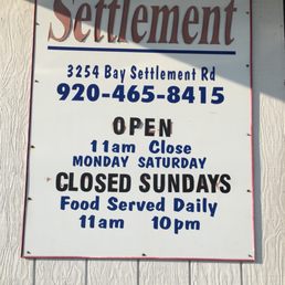 a sign for a restaurant
