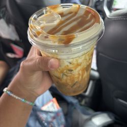 303 Coffee - Oh My Gourd (Iced Americano with pumpkin and shortbread, topped with a salted maple cold foam