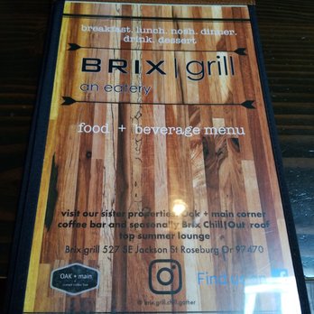 Brix Grill - Enjoying Sunday breakfast - Desserts Near Me - Roseburg, Oregon