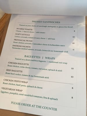 Menu photo 1 Five Sparrows Berwick, VIC Menu photo 1 Five Sparrows Berwick, VIC