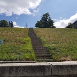 Wachusett Reservoir Dam - First level of stairs