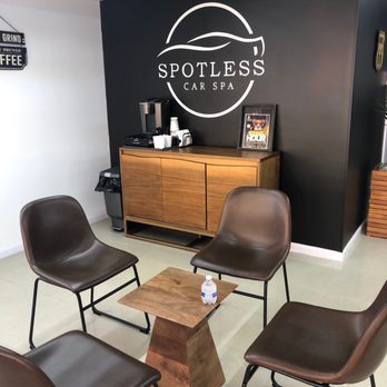 Spotless Car Spa - Coffee bar and part of the waiting area - Car Wash Near Me - Houston, Texas Spotless Car Spa - Coffee bar and part of the waiting area - Car Wash Near Me - Houston, Texas
