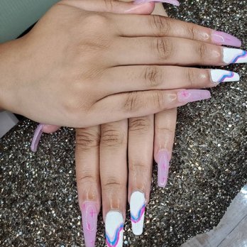 Rustic Roots Hair Co - Full set of acrylic with gel polish and design! - Hair Salons Near Me - Manhattan, Kansas Rustic Roots Hair Co - Full set of acrylic with gel polish and design! - Hair Salons Near Me - Manhattan, Kansas