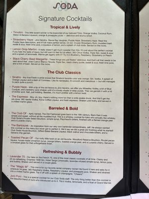 Menu photo 2 Club Soda Fort Wayne, IN Menu photo 2 Club Soda Fort Wayne, IN