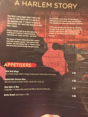 Menu photo 4 Holy Moly Birmingham, XWM