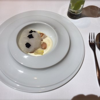 Lasarte - Favorite of the meal. One of the best dishes i have ever eaten. Scallops with quail eggs and FRESH black truffle. Absolutely to die for. - Spanish Near Me - Barcelona, B