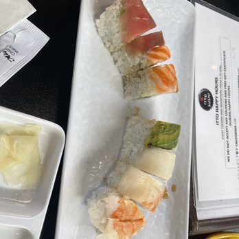 Itto Sushi - Rainbow Roll - Sushi Bars Near Me - Orem, Utah