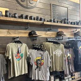 Apparel for sale.