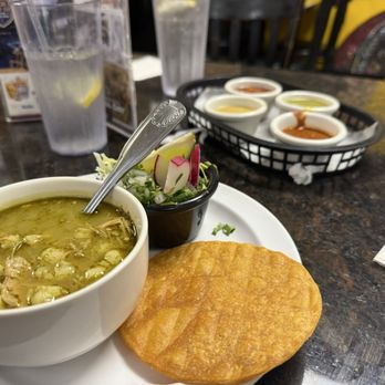 Algo Bueno - Green pozole small order - Mexican Near Me - Sacramento, California Algo Bueno - Green pozole small order - Mexican Near Me - Sacramento, California