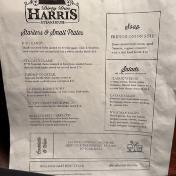 Dirty Dan Harris Steakhouse - Seafood Near Me - Bellingham, Washington Dirty Dan Harris Steakhouse - Seafood Near Me - Bellingham, Washington