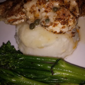 Bonefish Grill - Imperial stuffed tilapia with broccolini.... Somewhere in there is the stranger hair that ended up in my mouth! - Seafood Near Me - Westminster, Colorado Bonefish Grill - Imperial stuffed tilapia with broccolini.... Somewhere in there is the stranger hair that ended up in my mouth! - Seafood Near Me - Westminster, Colorado