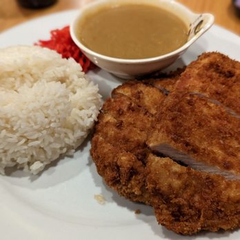 Aji - Chicken katsu rice plate with curry - Japanese Near Me - Newtonville, Massachusetts