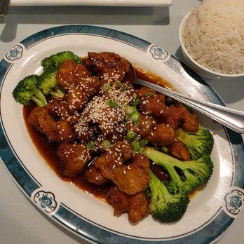 China by the Sea - Sesame Chicken with white rice - Chinese Near Me - Boothbay Harbor, Maine China by the Sea - Sesame Chicken with white rice - Chinese Near Me - Boothbay Harbor, Maine