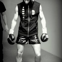 World Kickboxing Xtrm - Josh Jauncey before his N American title fight. Which he won !