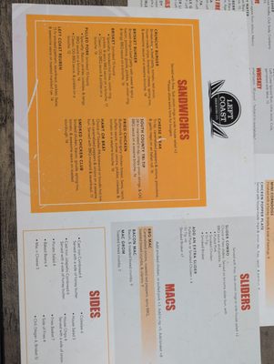 Menu photo 1 Left Coast Brewing Ontario, CA Menu photo 1 Left Coast Brewing Ontario, CA