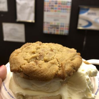 Insomnia Cookies - Peanut butter cookie top if vanilla top of snickerdoodle cookie. - Desserts Near Me - Atlanta, Georgia Insomnia Cookies - Peanut butter cookie top if vanilla top of snickerdoodle cookie. - Desserts Near Me - Atlanta, Georgia