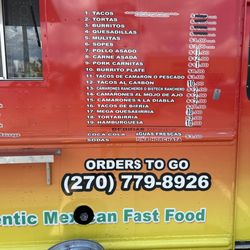 Taqueria Don Carbon - Menu