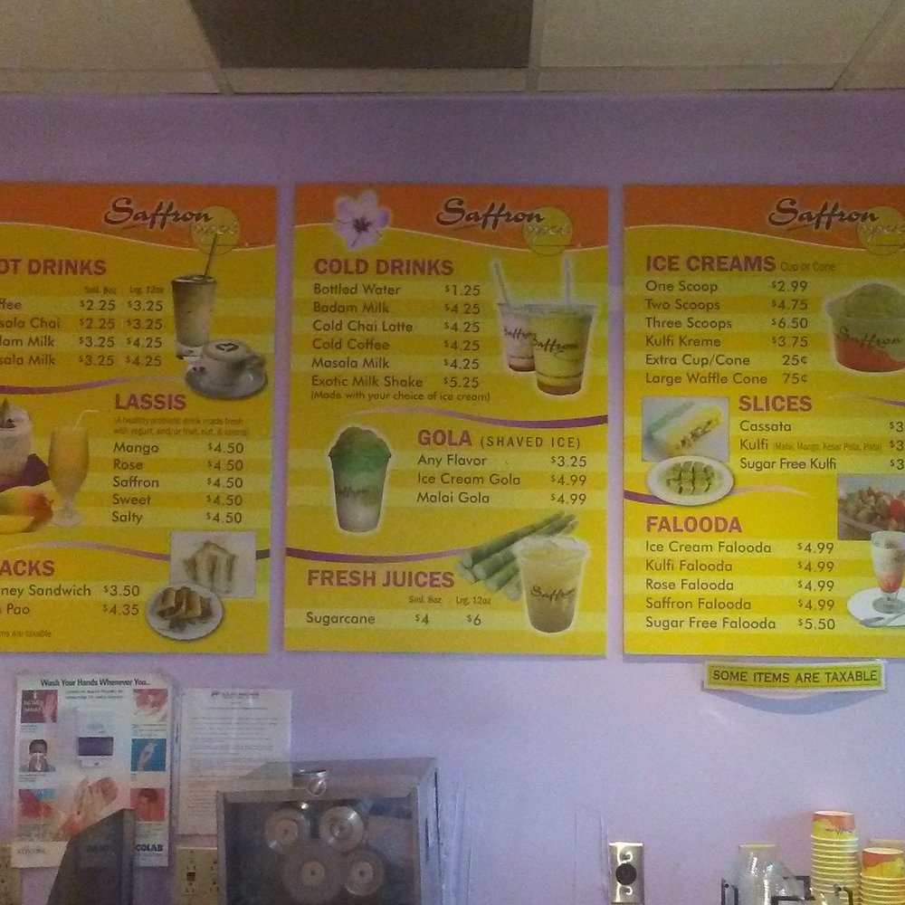Saffron Spot - Menu - Desserts Near Me - Artesia, California