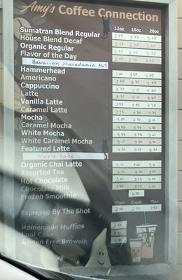 Menu photo 1 Amy's Coffee Connection Easton, PA
