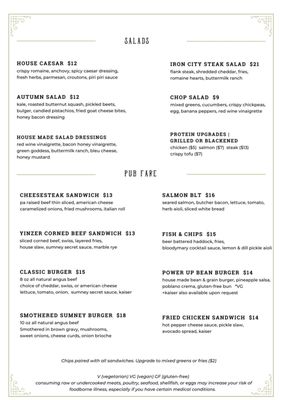 Menu photo 6 Sumneytown Hotel Sumneytown, PA