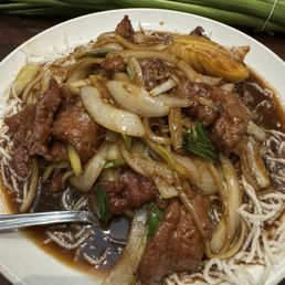 Mongolian Beef -- so yummy!