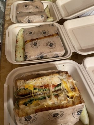 Grater Grilled Cheese by null