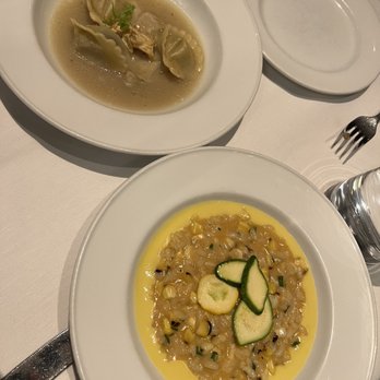 Rioja - Artichoke Tortelloni and Corn Risotto (half portions) - New American Near Me - Denver, Colorado Rioja - Artichoke Tortelloni and Corn Risotto (half portions) - New American Near Me - Denver, Colorado