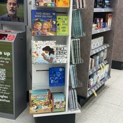 Walgreens - Rotating kiosk of Christian books, kids' books about Christianity & sexist devotional guidebooks for women, etc.