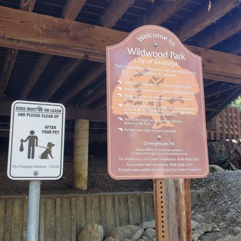 Wildwood Park - Sign - Parks Near Me - Saratoga, California Wildwood Park - Sign - Parks Near Me - Saratoga, California